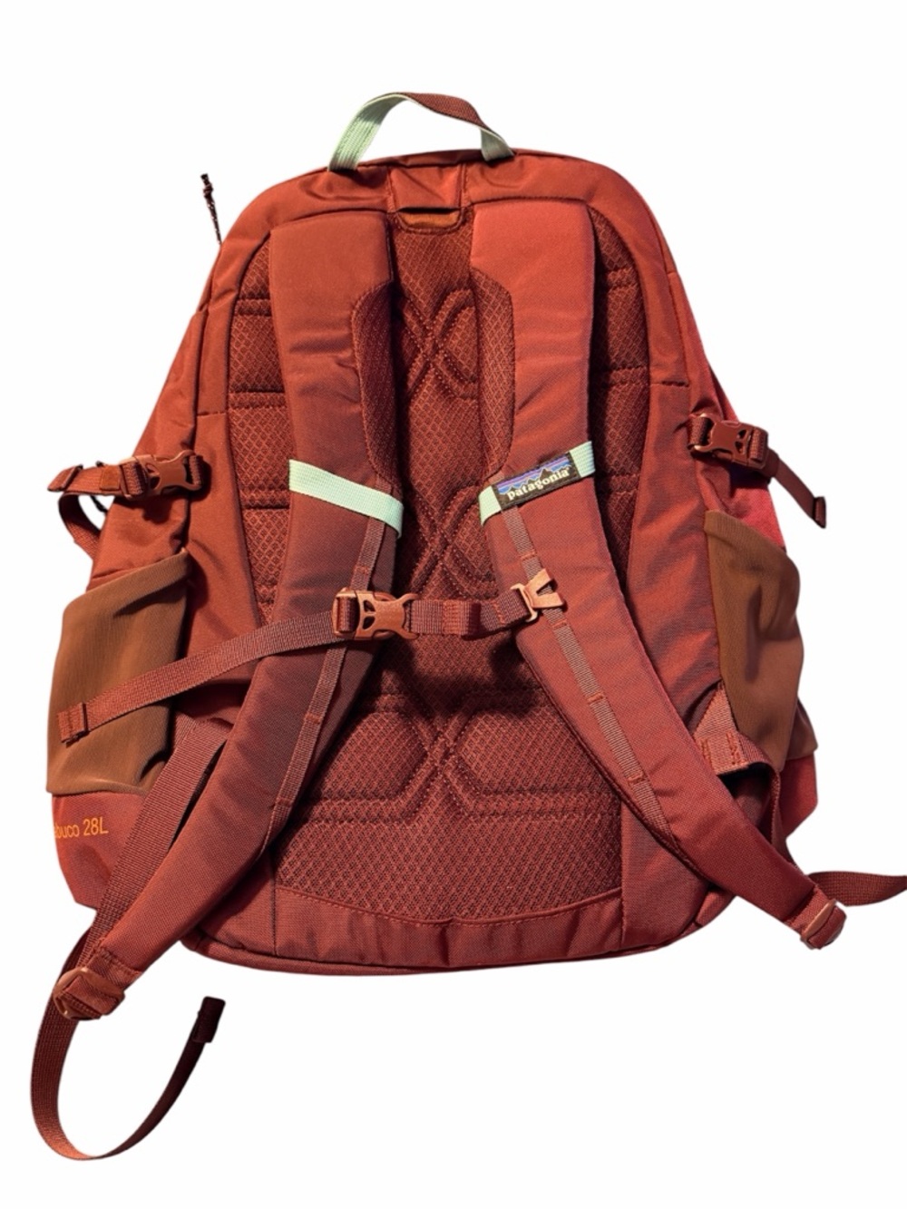 Patagonia Men's Maroon and Mint Green Daypack - Picture 2 of 4